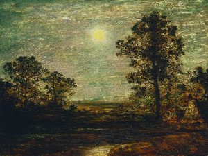 Zonder titel (Landschap bij maanlicht)